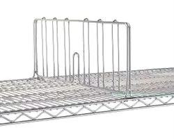Metro DD24S Stainless Steel Wire Shelf Divider for 24" Shelves
