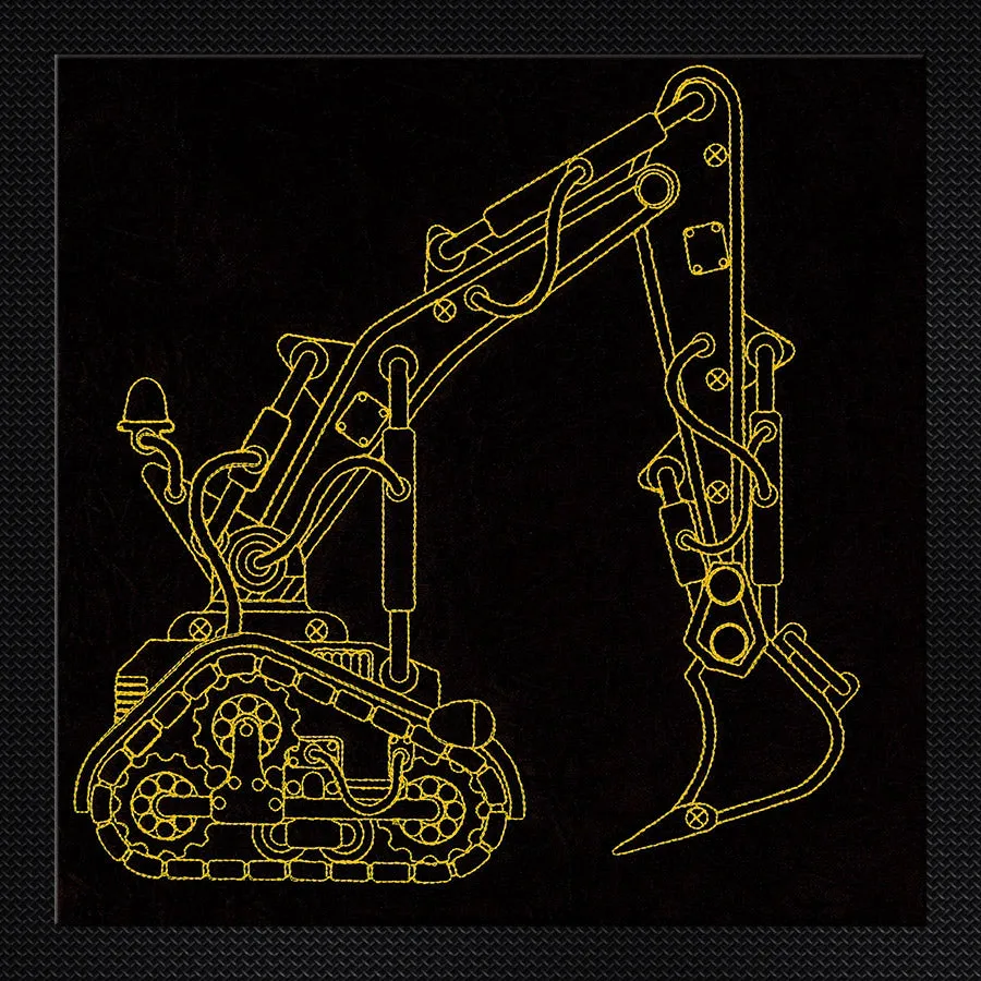 Mighty Machine in Stitches Excavator