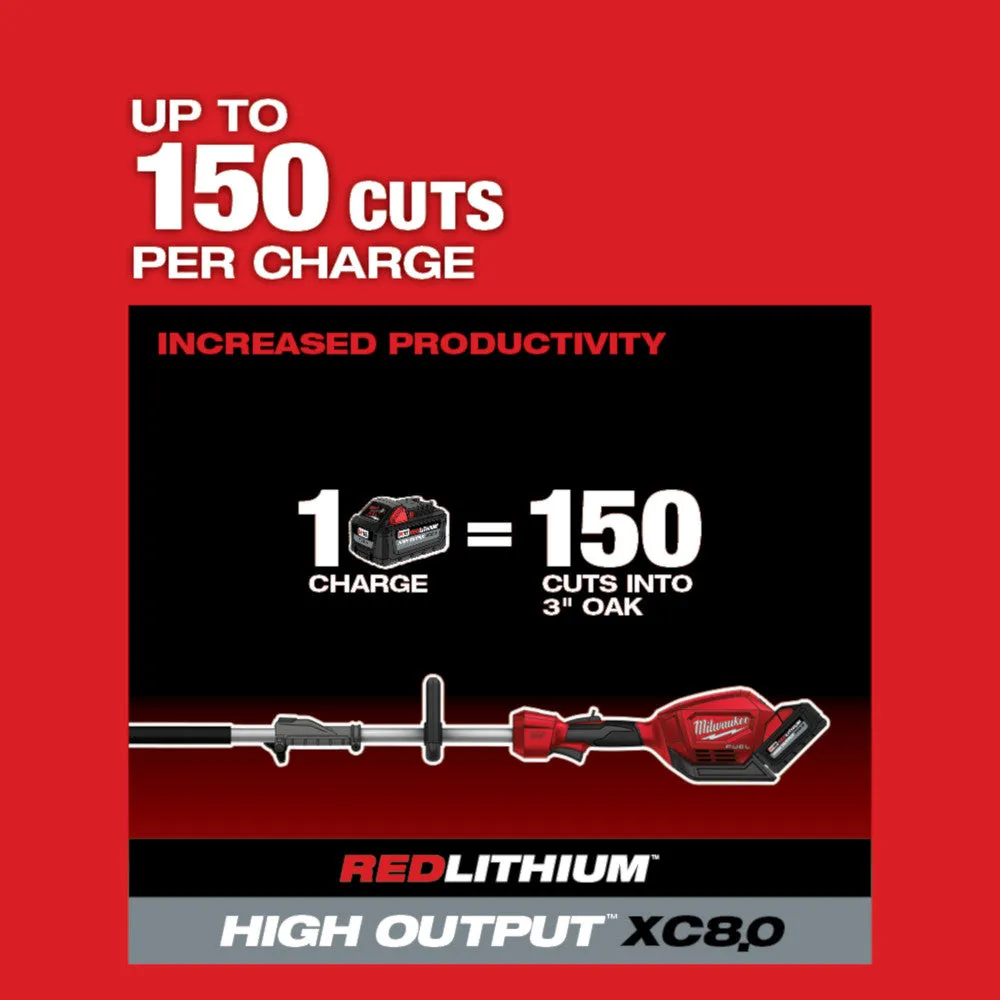 Milwaukee 2825-21PSED M18 FUEL 18V 10" Cordless Li-Ion Pole Saw Kit w/ Edger