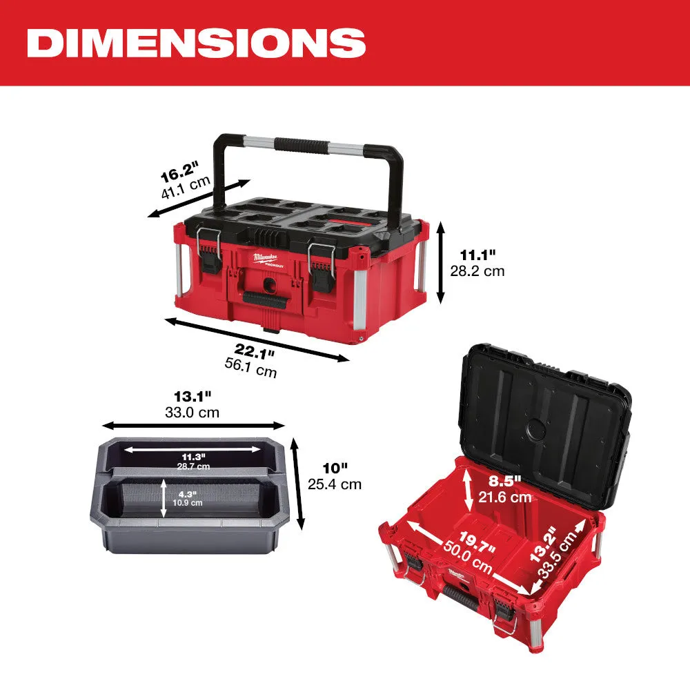 Milwaukee 48-22-8425 PACKOUT Large Tool box