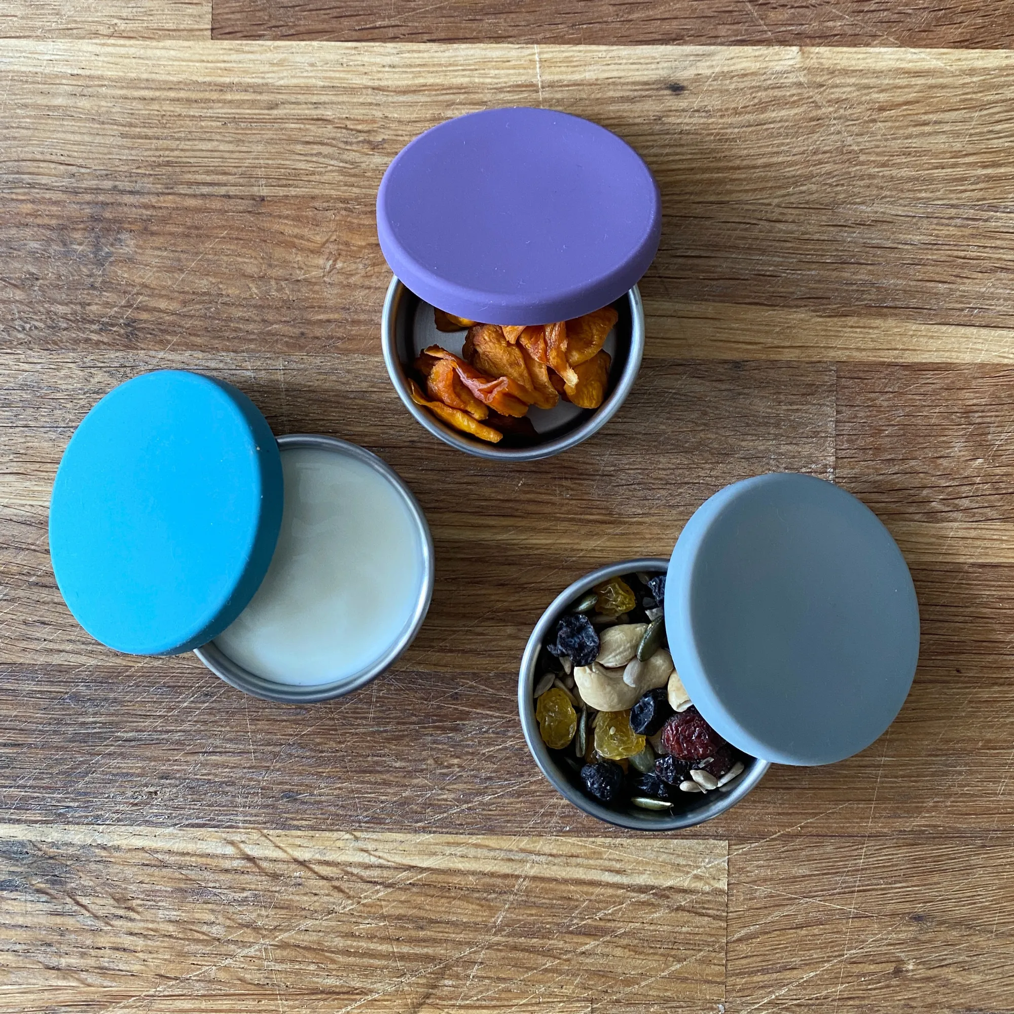 Mini Stainless Steel Sauce & Dressing Pots - Leakproof Set of 3