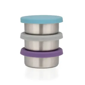 Mini Stainless Steel Sauce & Dressing Pots - Leakproof Set of 3
