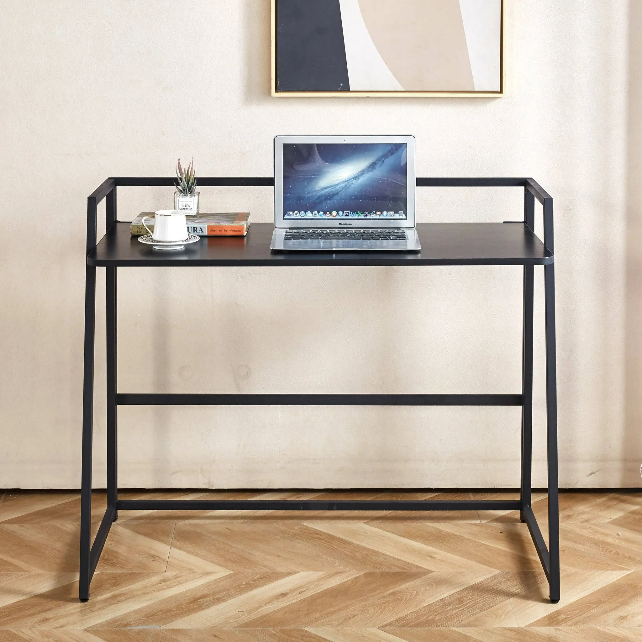 Modern Office Desk with Top Shelfing-SD-S06