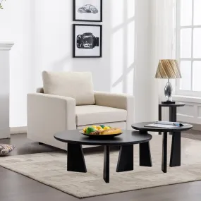 Modular Single-Seat Sectional Couch in Cream, Non-Removable & Non-Washable Cushion Covers