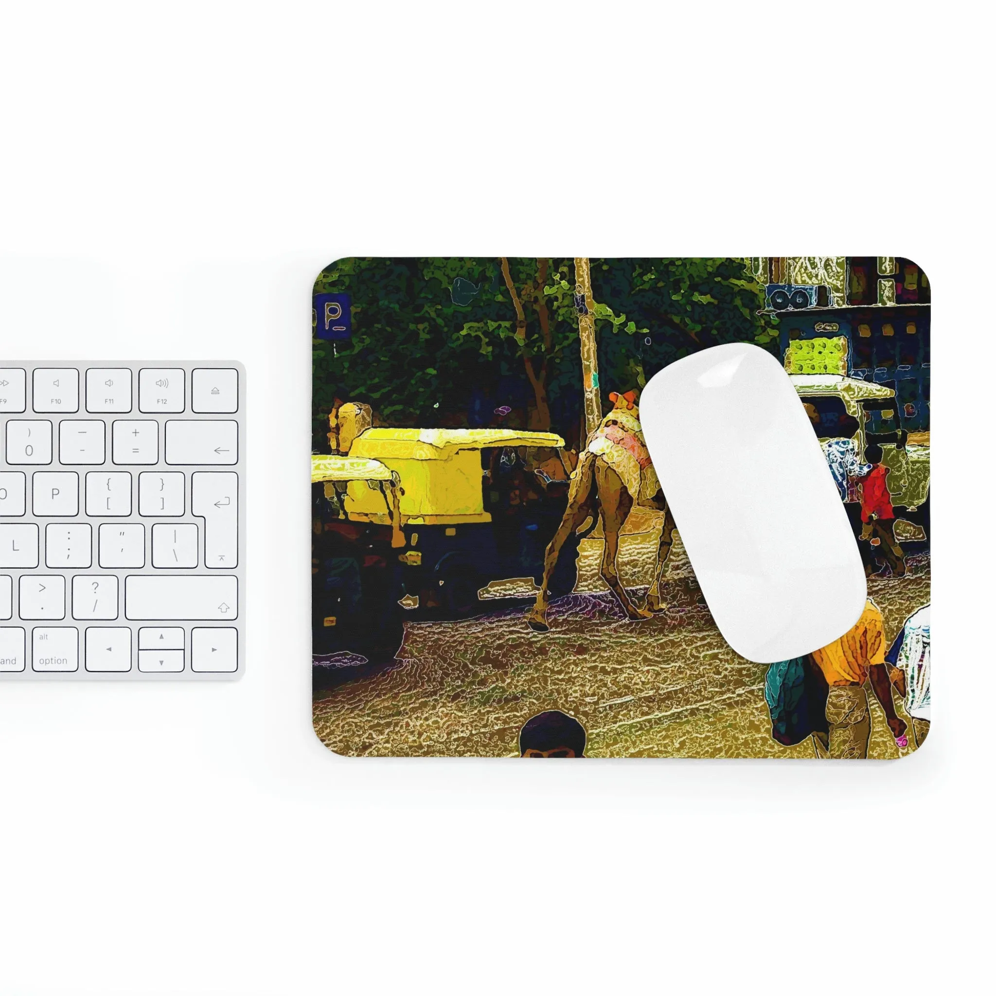 Mouse Pad (EU) ... "Truckin'-Up-To-Buffalo ... 'Oops - Wrong Country' ... Truckin'-Up-To-New Delll -'E' ... " ... (Delhi, India) ... 5July2007. Original Works ...