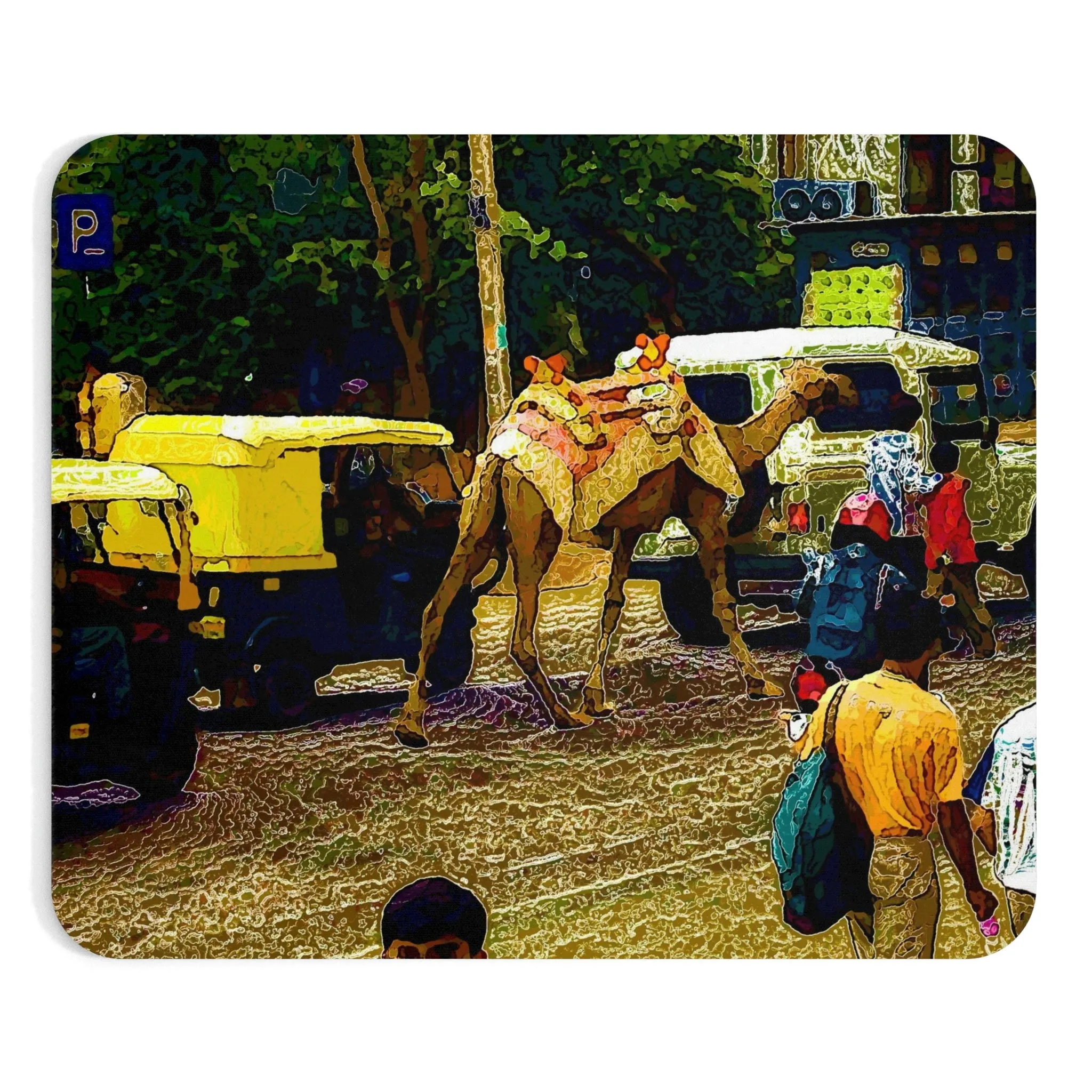 Mouse Pad (EU) ... "Truckin'-Up-To-Buffalo ... 'Oops - Wrong Country' ... Truckin'-Up-To-New Delll -'E' ... " ... (Delhi, India) ... 5July2007. Original Works ...