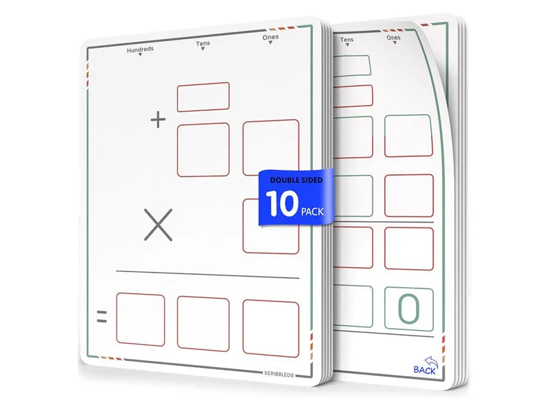 Multiplication Practice Flexic Sheet 9"x12" (10 pc)