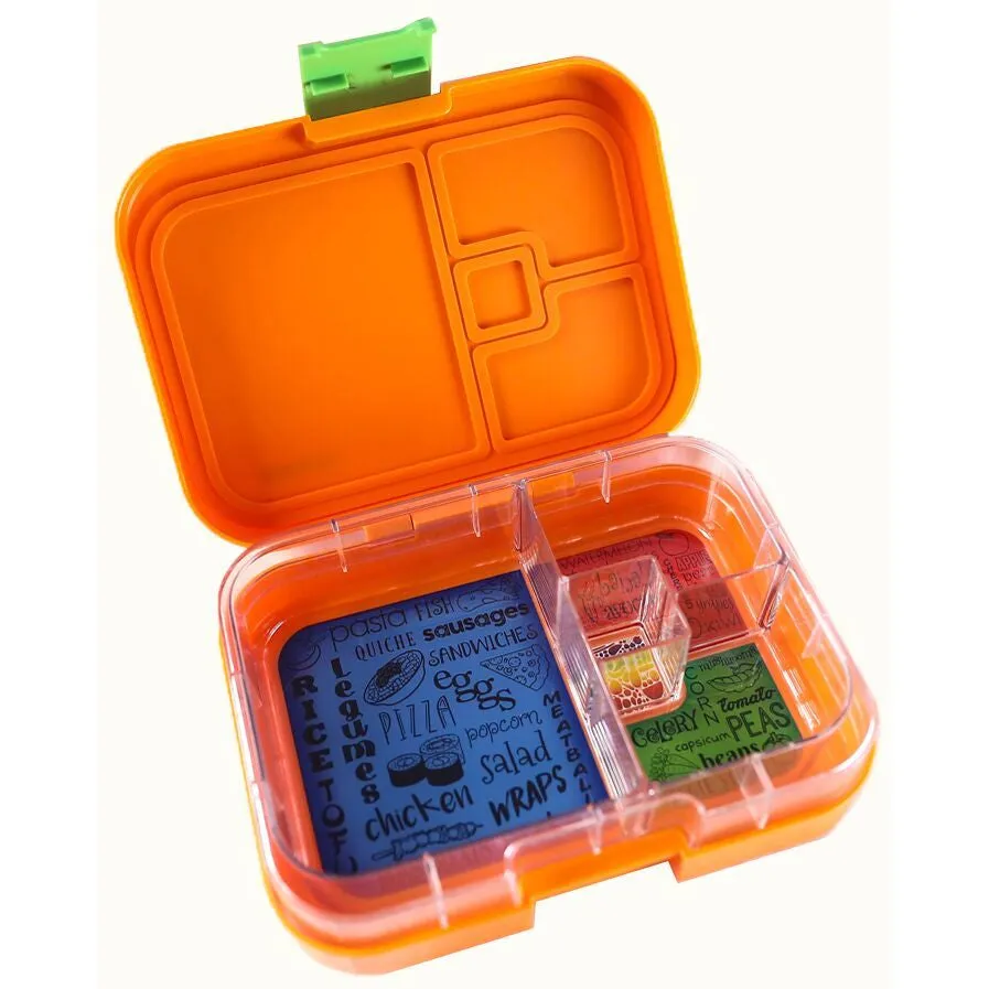 Munchbox - Mini4 Bento Lunch Box - Orange Tropicana