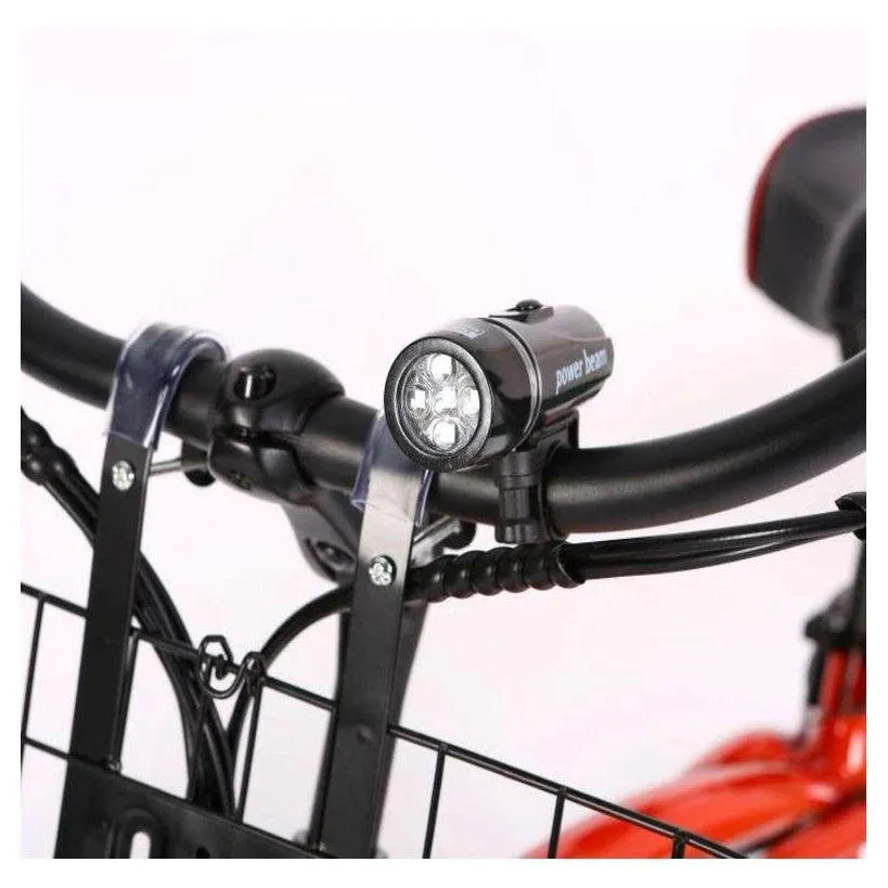 New Port Elite Max 24 Volt Lithium Powered Beach Cruiser Electric Bike