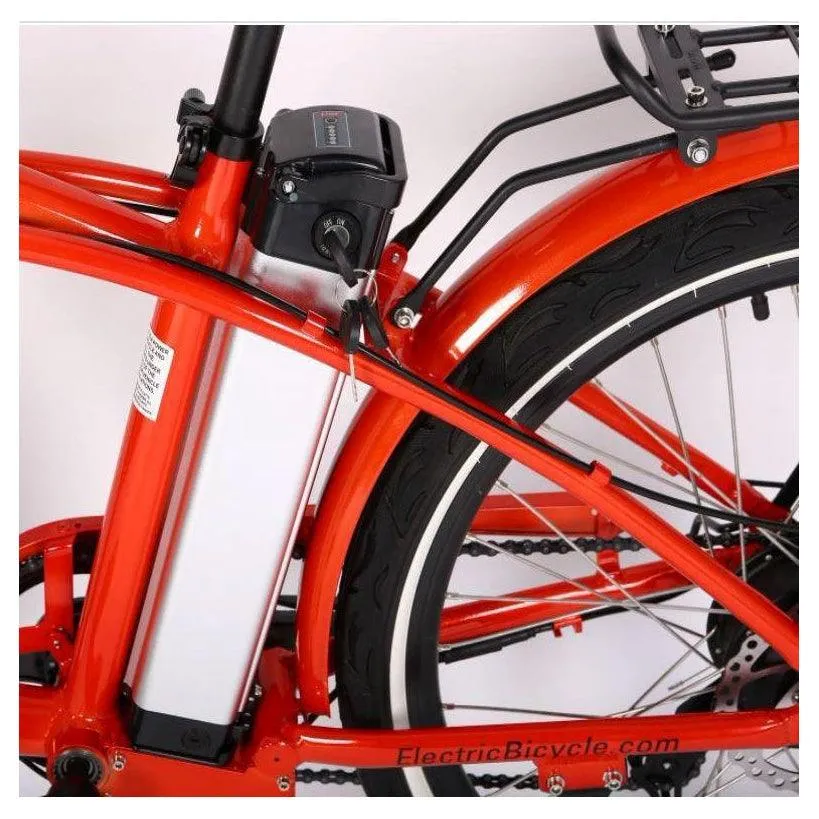 New Port Elite Max 24 Volt Lithium Powered Beach Cruiser Electric Bike