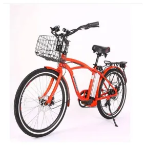 New Port Elite Max 24 Volt Lithium Powered Beach Cruiser Electric Bike