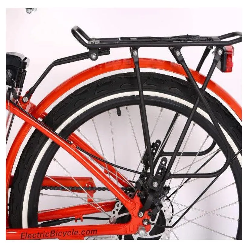 New Port Elite Max 24 Volt Lithium Powered Beach Cruiser Electric Bike