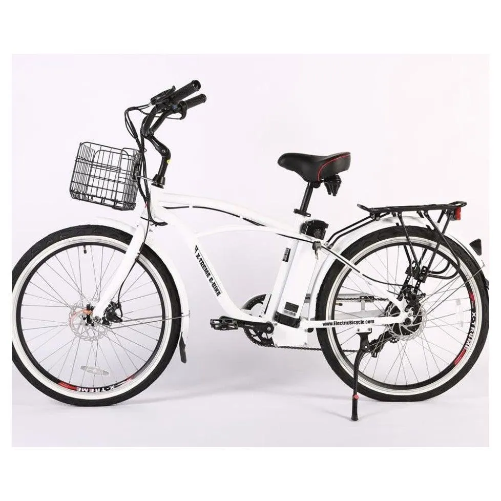 New Port Elite Max 36 Volt Lithium Powered Beach Cruiser Electric Bike