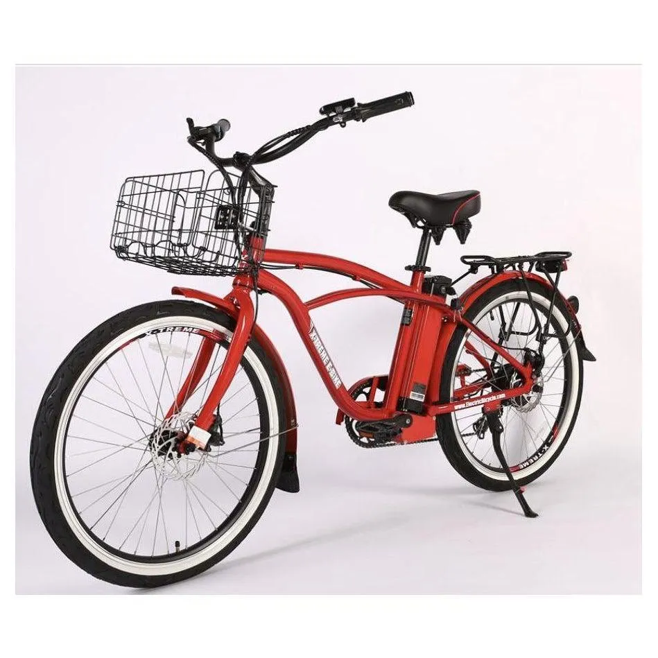 New Port Elite Max 36 Volt Lithium Powered Beach Cruiser Electric Bike