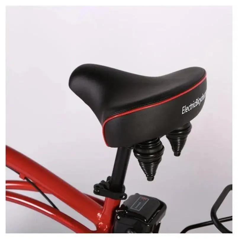 New Port Elite Max 36 Volt Lithium Powered Beach Cruiser Electric Bike
