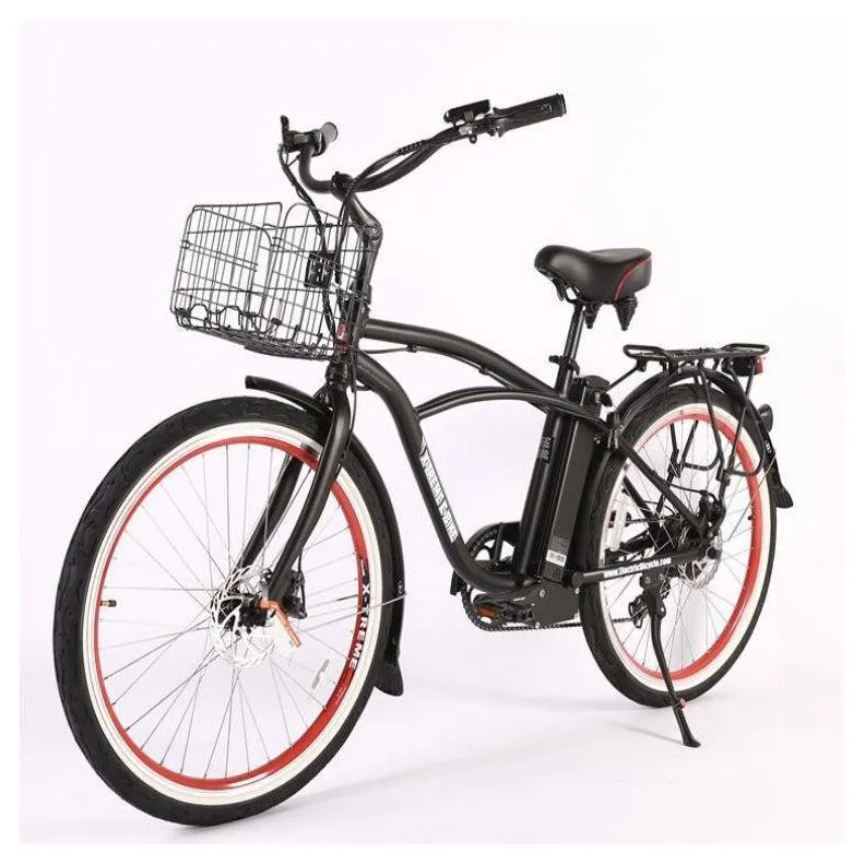 New Port Elite Max 36 Volt Lithium Powered Beach Cruiser Electric Bike