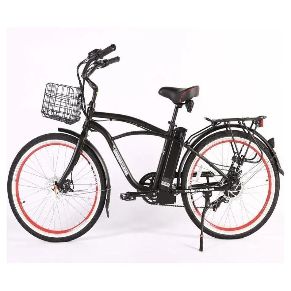 New Port Elite Max 36 Volt Lithium Powered Beach Cruiser Electric Bike
