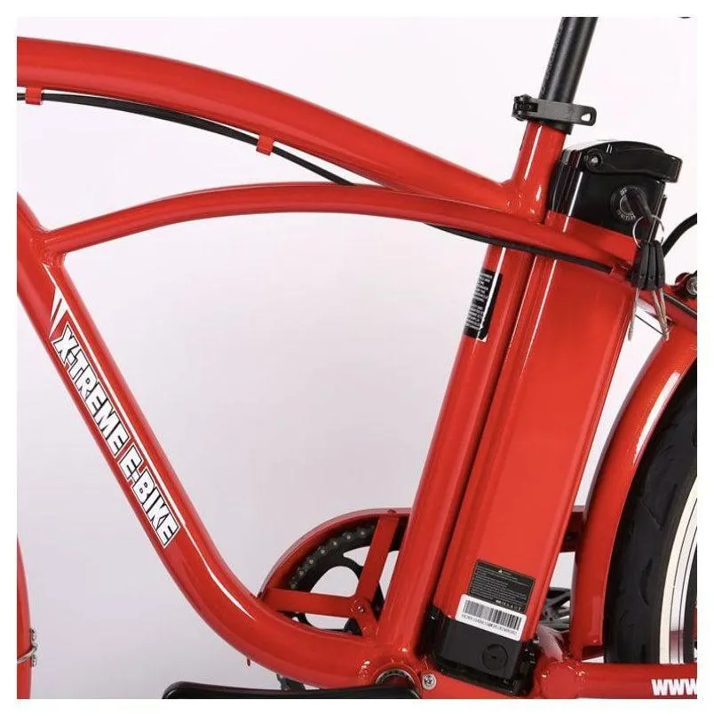New Port Elite Max 36 Volt Lithium Powered Beach Cruiser Electric Bike