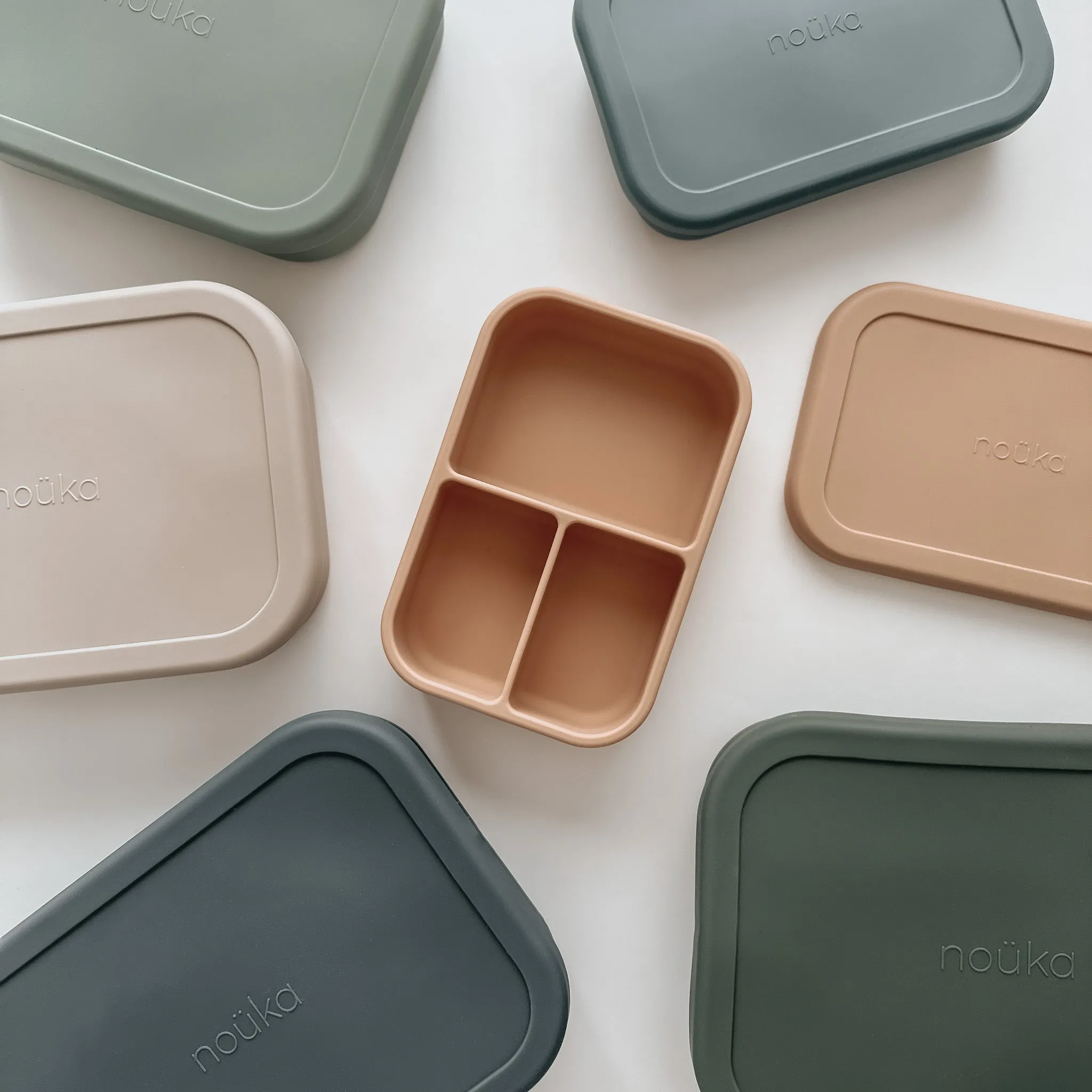 noüka Small Silicone Sealed Snack Box - Deep Ocean