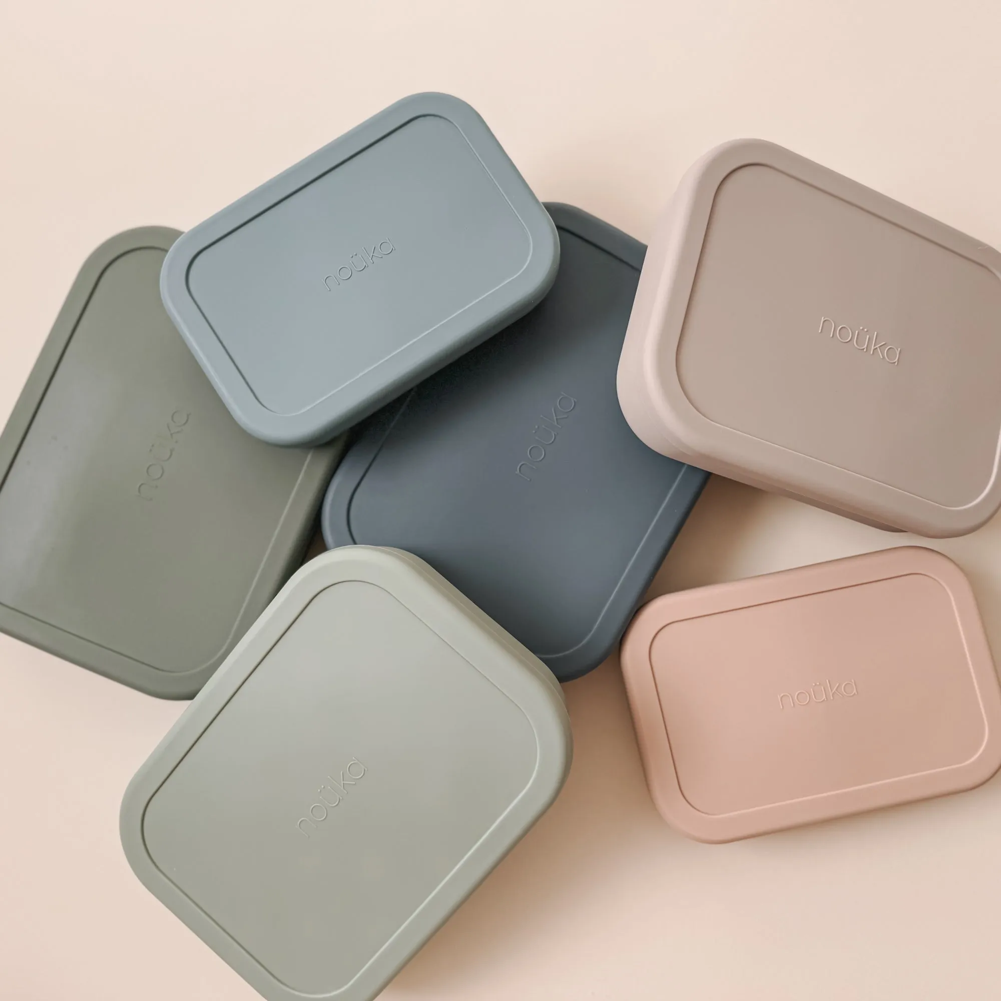 noüka Small Silicone Sealed Snack Box - Deep Ocean