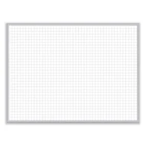 Non-magnetic Whiteboard With Aluminum Frame, 24" X 17.81", White Surface, Satin Aluminum Frame