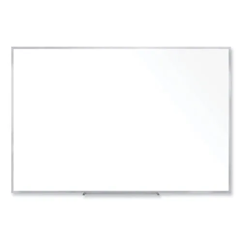 Non-magnetic Whiteboard With Aluminum Frame, 72.63" X 48.47", White Surface, Satin Aluminum Frame
