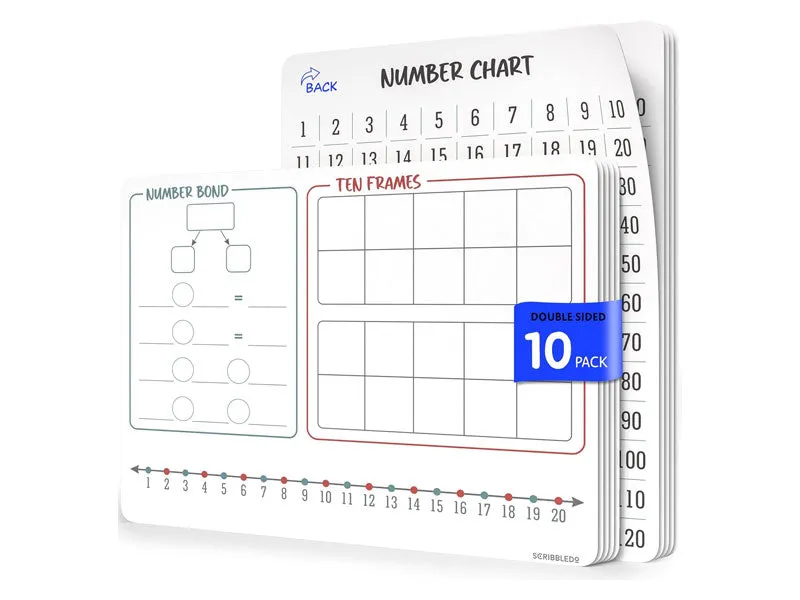 Number Bonds Flexic Sheet 9"x12" (10 pc)