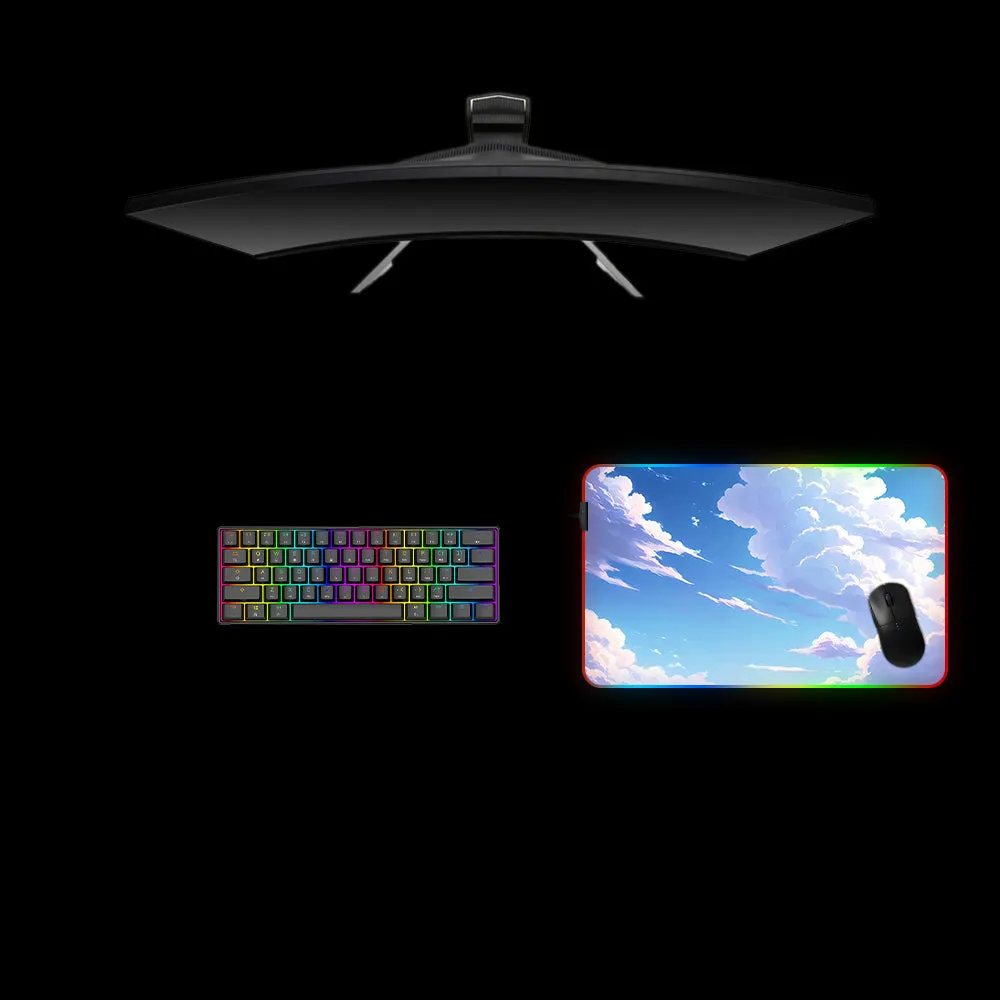Nysekai "Anime Cloudy Sky Design M-XXL Size RGB Gaming Mouse Pad'' Computer Desk Mat