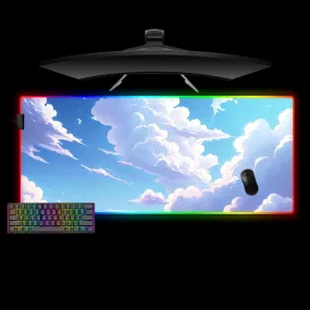 Nysekai "Anime Cloudy Sky Design M-XXL Size RGB Gaming Mouse Pad'' Computer Desk Mat