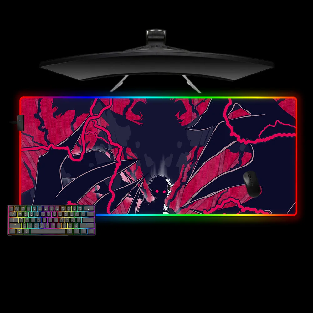 Nysekai "Asta Demon Design M-XXL Size Gaming RGB Mouse Pad'' Computer Desk Mat