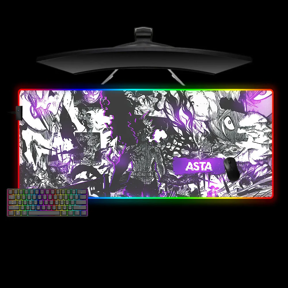 Nysekai "Asta Drawing Design M-XXL Size RGB Gaming Mouse Pad'' Computer Desk Mat