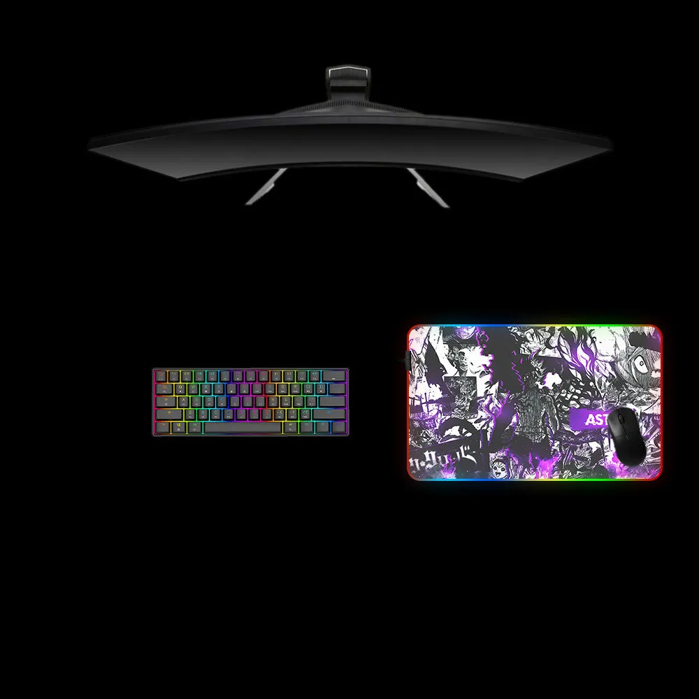 Nysekai "Asta Drawing Design M-XXL Size RGB Gaming Mouse Pad'' Computer Desk Mat