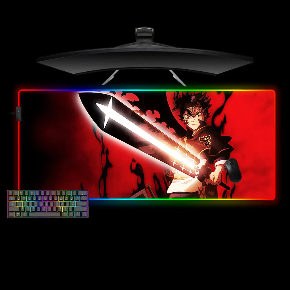 Nysekai "Asta Sword Design M-XXL Size RGB Gaming Mouse Pad'' Computer Desk Mat