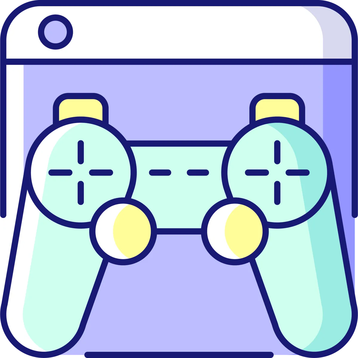 Online platforms RGB color icons set