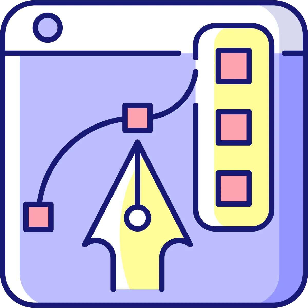 Online platforms RGB color icons set