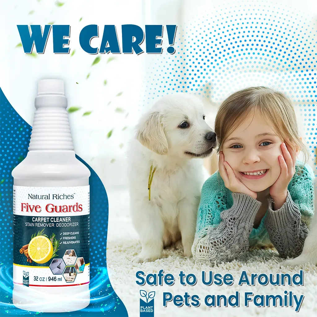 Organic Carpet Clean Solution Stain Remover for Machine and spray use