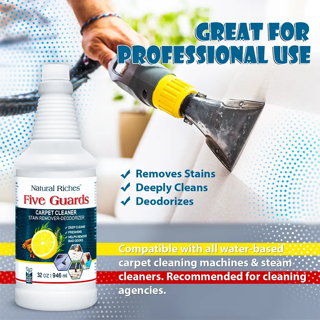 Organic Carpet Clean Solution Stain Remover for Machine and spray use