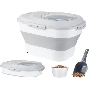 PAWISE Foldable food bucket,25L