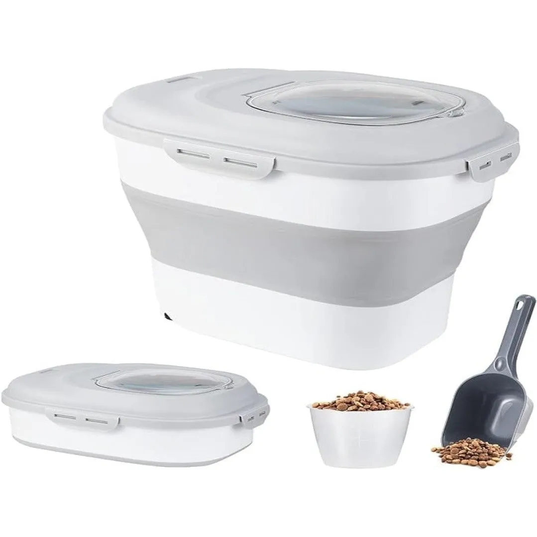 PAWISE Foldable food bucket,25L