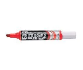 Pentel Maxiflo White Board Marker Chisel Tip Black Pack