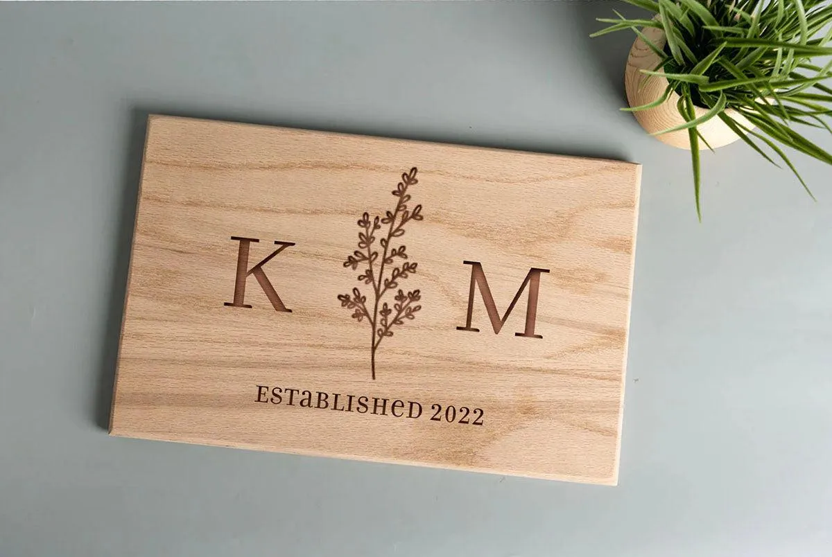 Personalized Maple Cutting Board 11x17