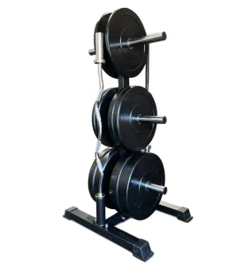 PL7350 Tall Bumper Plate Tree w/ 2 Bar Holders PRE ORDER
