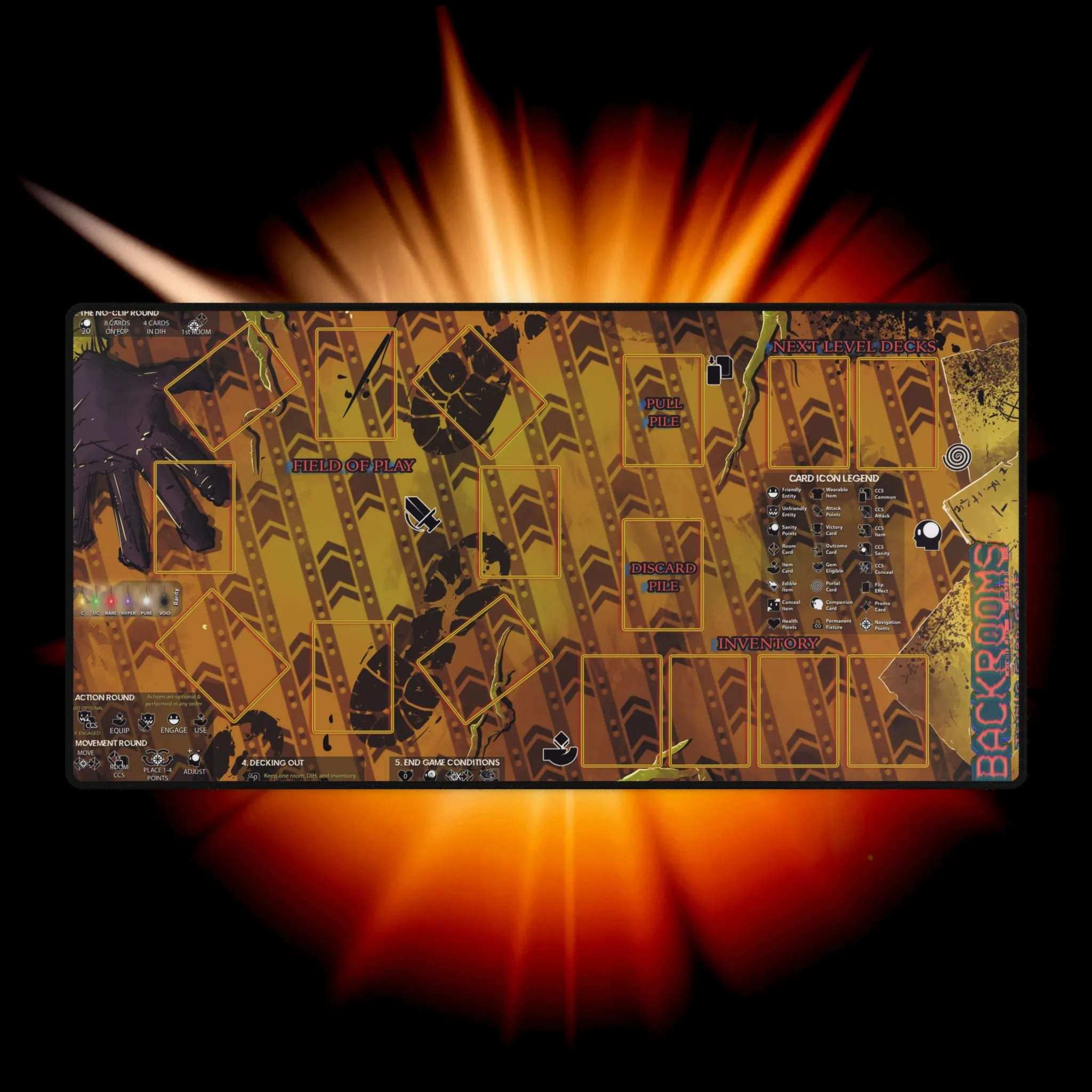 Playmat: Legend Backrooms TCG™
