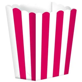 Popcorn Favor Boxes Small 5pk Stripe