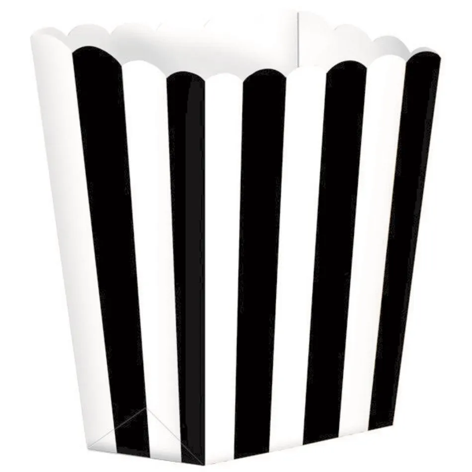 Popcorn Favor Boxes Small 5pk Stripe
