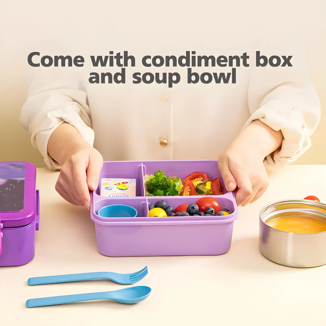 Premium All-in-One Bento Lunch Box Set