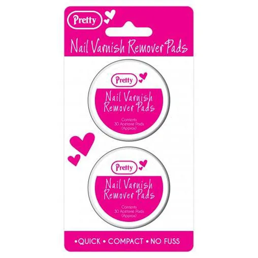 Pretty Nail Varnish Remover Pads