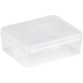 Q-Line Storage Box - 4 Compartments - Transparent
