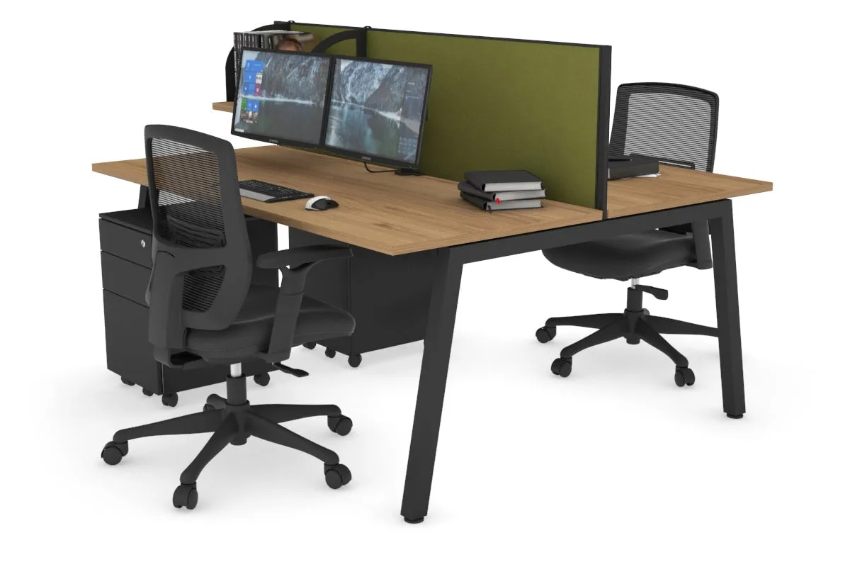 Quadro 2 Person Office Workstation [1800L x 700W]