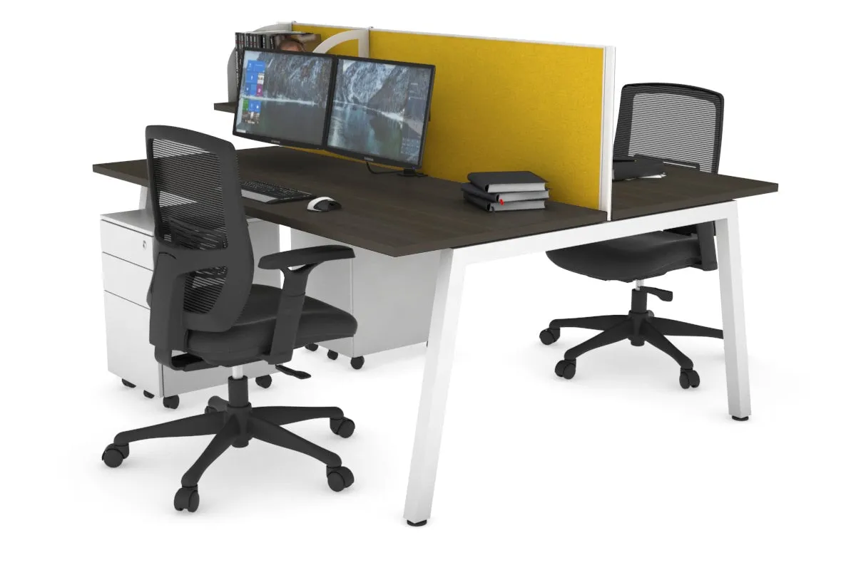 Quadro 2 Person Office Workstation [1800L x 700W]